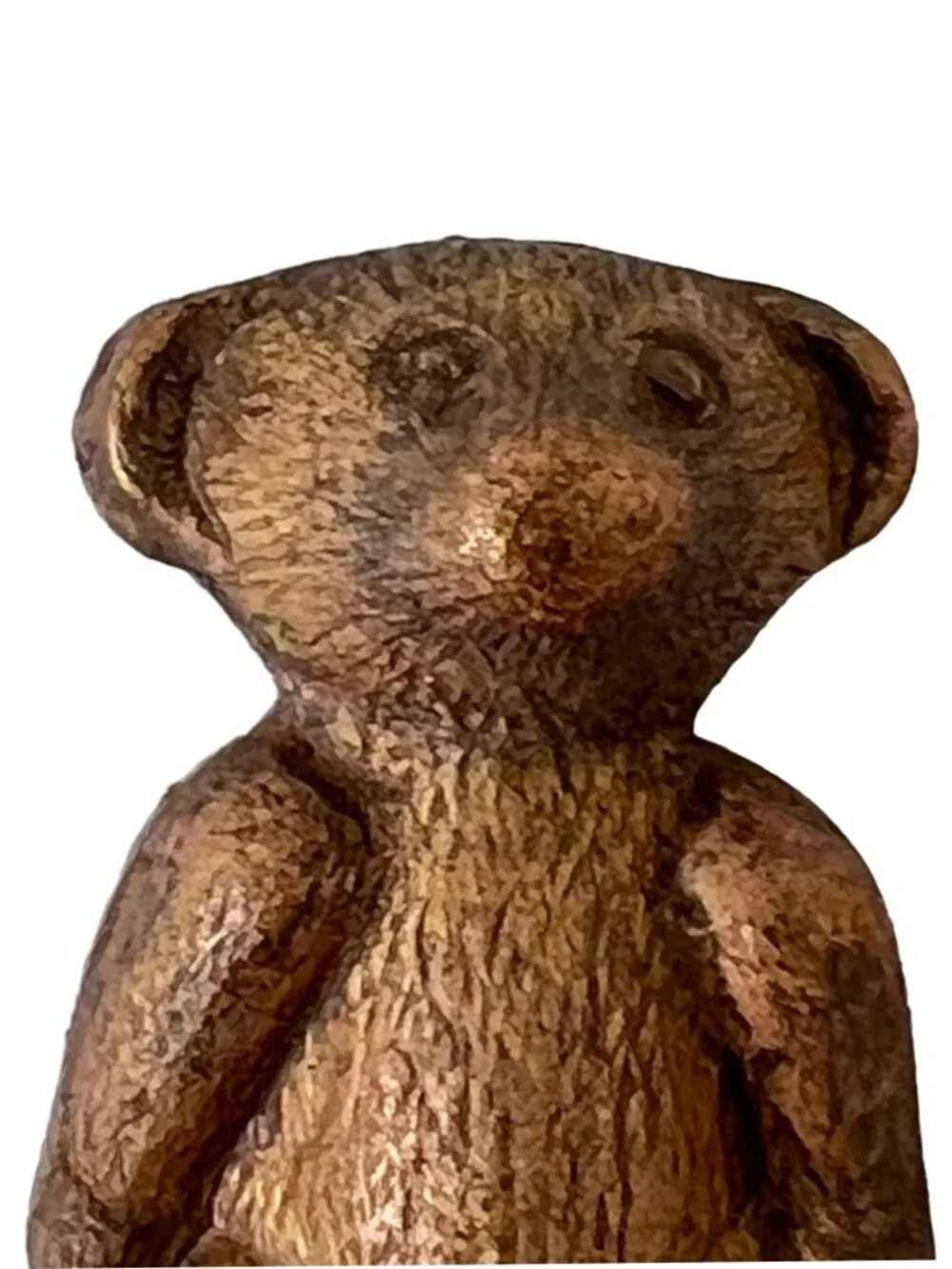 Teeny Tiny Teddy Bear Stamping Finding Vintage Brass Miniature Collectible